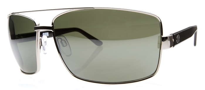 NEW Electric OHM Mens Aviator Platinum Silver Chrome Mirror Sunglasses ...