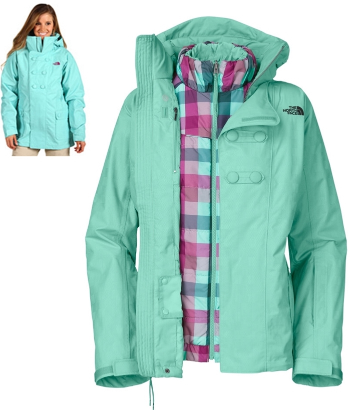 The North Face Pixey Triclimate Womens XS Ski Snowboard Jacket Blue