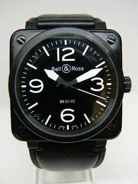 BELL & ROSS 46mm x 46mm BR01-92 PVD