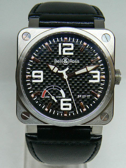 BELL & ROSS 03-97 42 x 42 mm POWER RESERVE