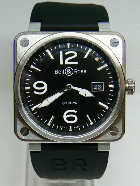 BELL & ROSS 01-96 46mm x 46mm DATE INSTRUMENT STEEL CASE