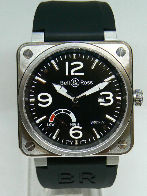 BELL & ROSS 01-97 46mm x 46mm POWER RESERVE STEEL CASE