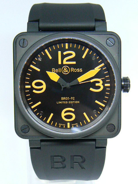 BELL & ROSS BR01-92 46mm x 46mm LIMITED EDITION