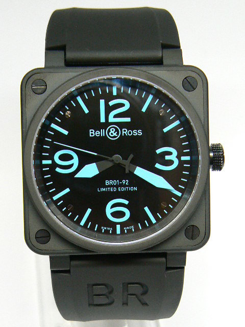 BELL & ROSS BR01-92 46x46mm 1:1 LIMITED EDITION BLUE DIAL