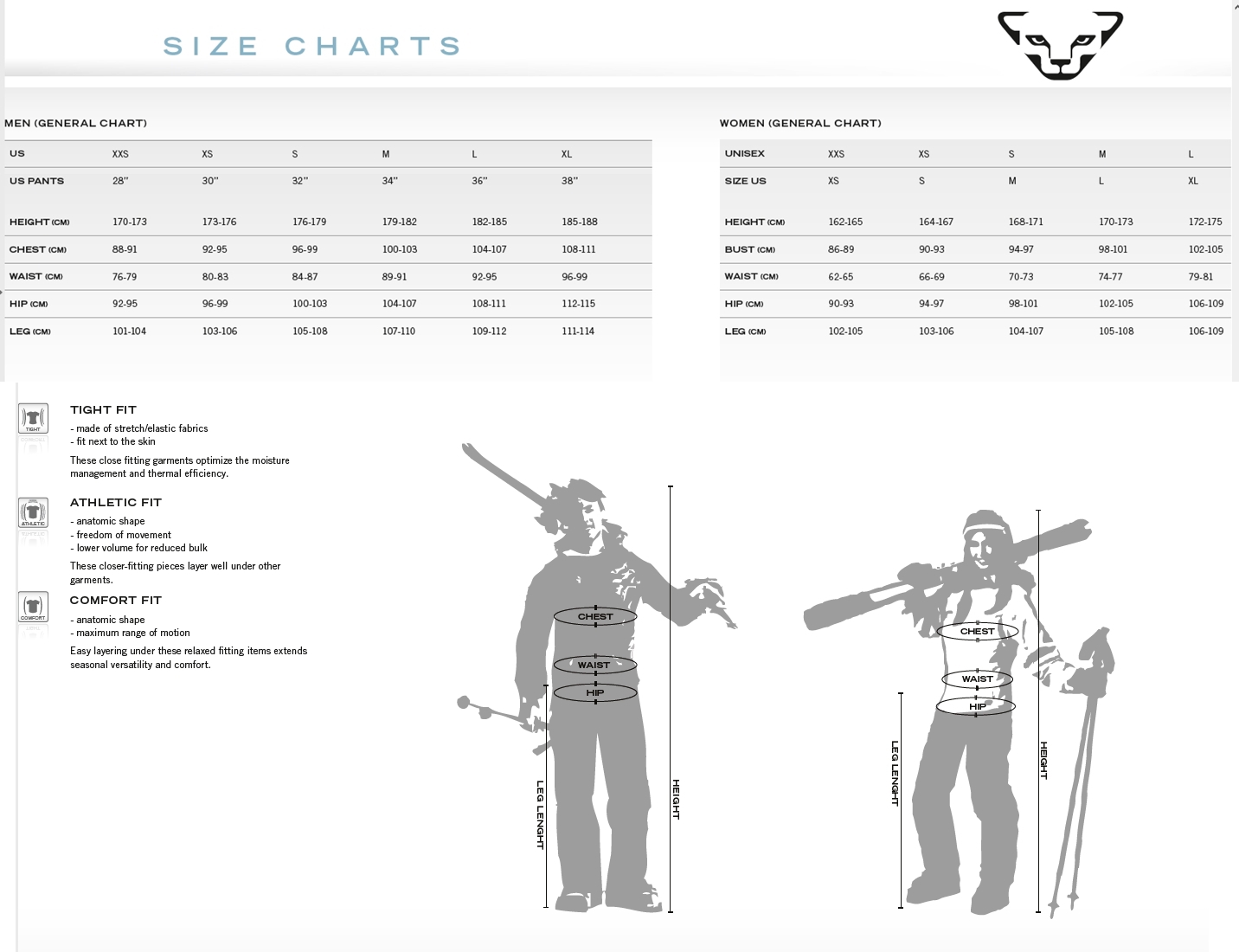 Dynafit Shoes Size Chart