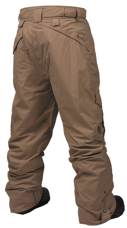 Special Blend Removable Liner Snowboard Pants Toofer Tan Mens Large 2009